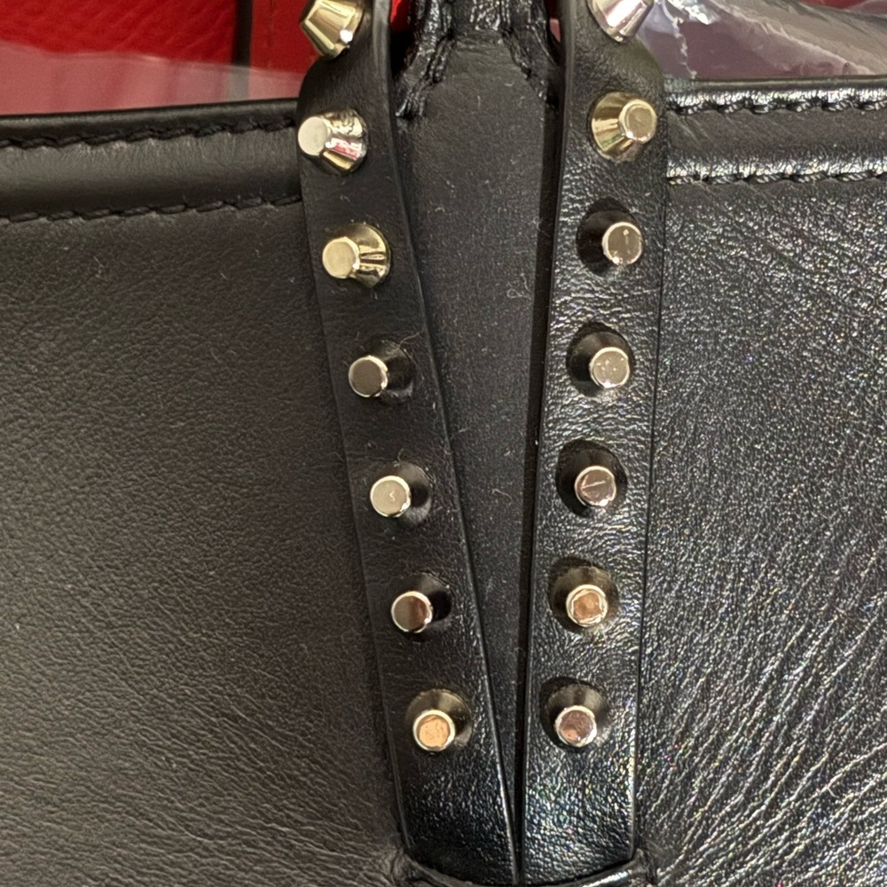 ❌SOLD❌ Christian Louboutin LARGE Black Multicolor Graphic Tote. - Picture 6 of 13